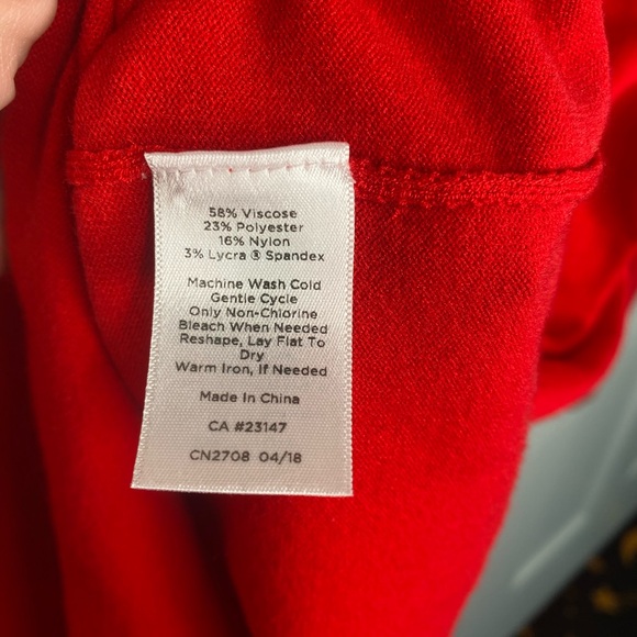 Talbots Boat Neck Striped Hem Long Sleeve Top Blouse Women’s Plus Size 3X - Picture 4 of 5